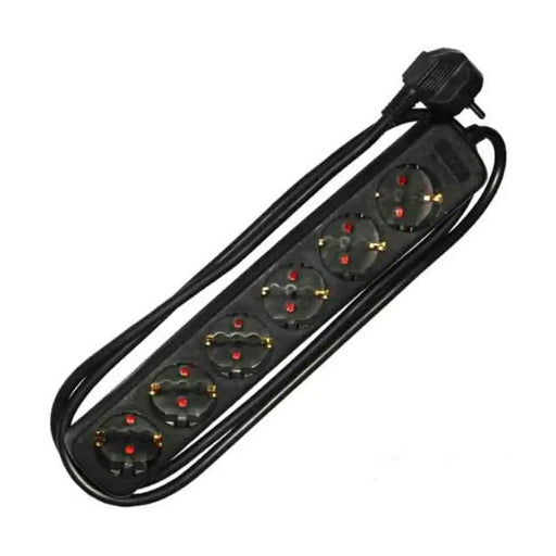 Табло с 6 гнезда с бутон за включване EDM 41008 Schuko (1,5