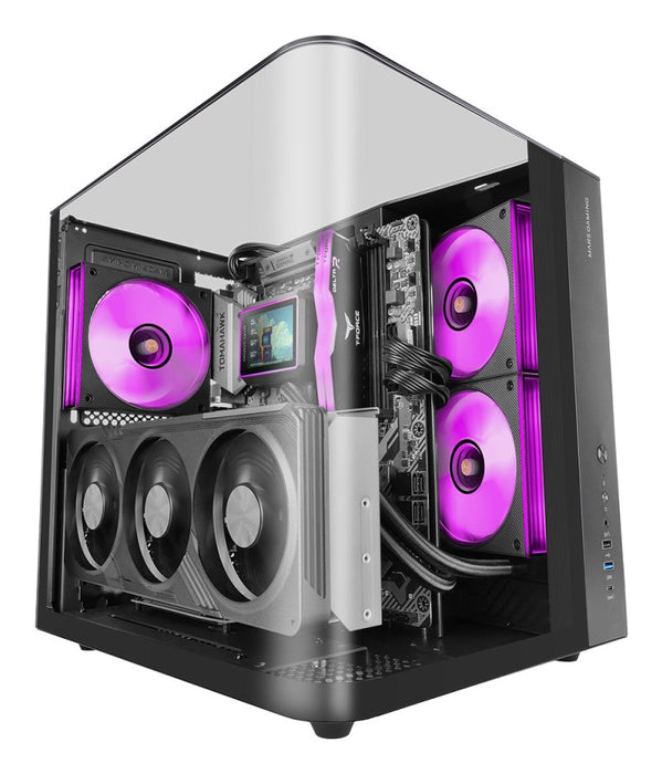 Mars Gaming MC-INFINIOLITE Midi Tower Черен