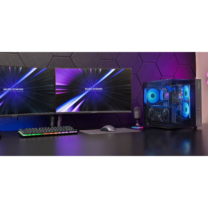 Mars Gaming MC-INFINIOLITE Midi Tower Черен