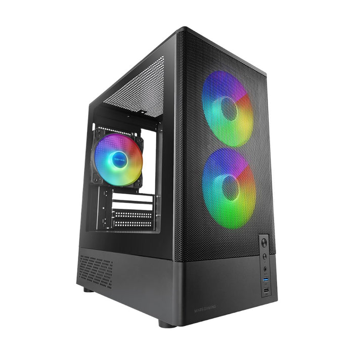 TACENS MARS MC-ONYX 3xARGB mATX – кутия за компютър