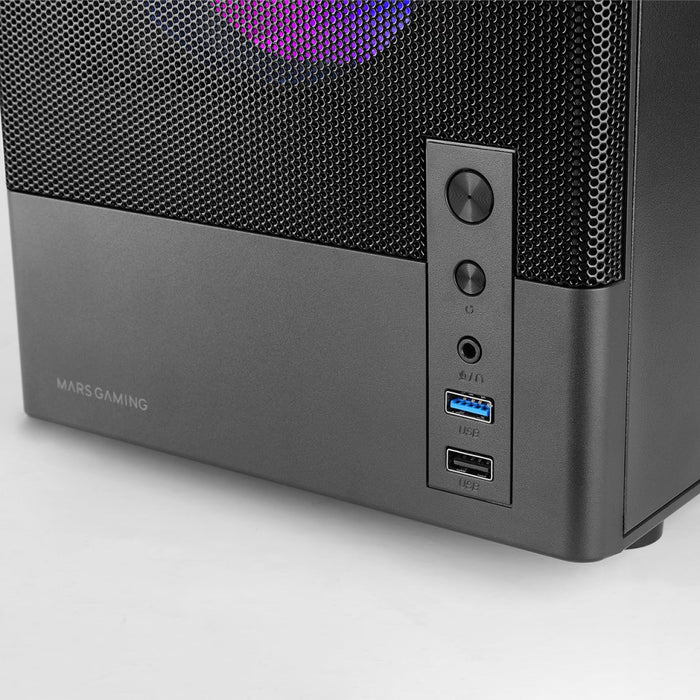 TACENS MARS MC-ONYX 3xARGB mATX – кутия за компютър