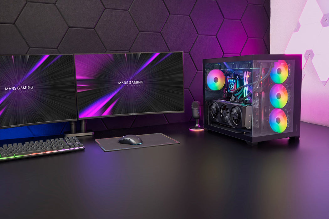 Mars Gaming MCV5 кутия за компютър, Midi Tower, черна