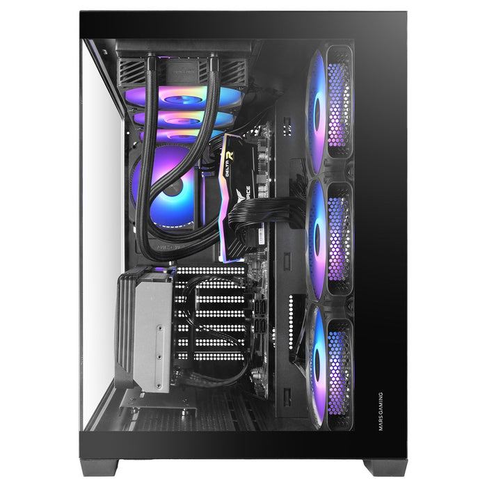 Mars Gaming MCV5 кутия за компютър, Midi Tower, черна