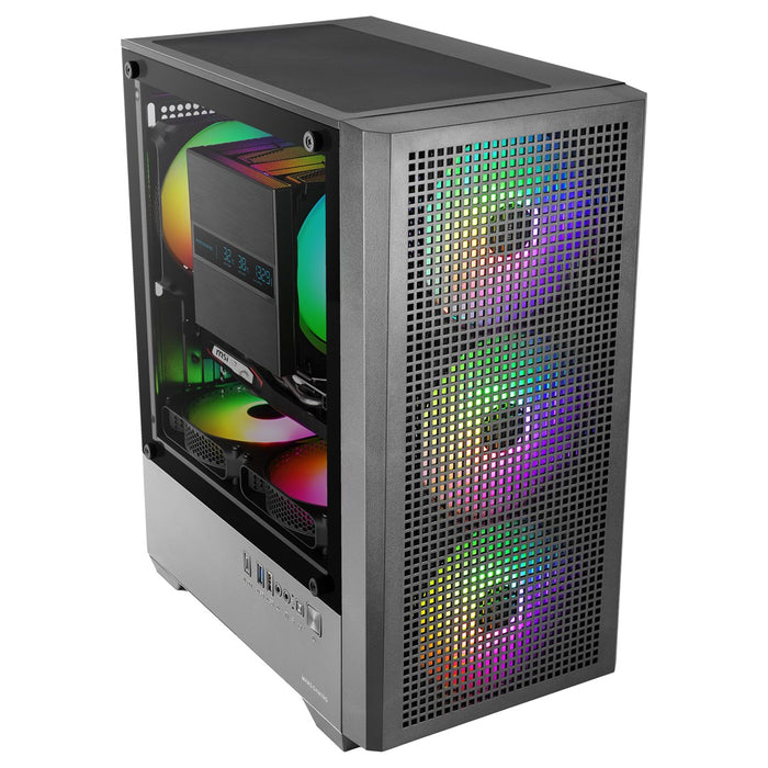 TACENS MARS MC-VECTOR 4xARGB USB-C mATX- обудова/калъфи
