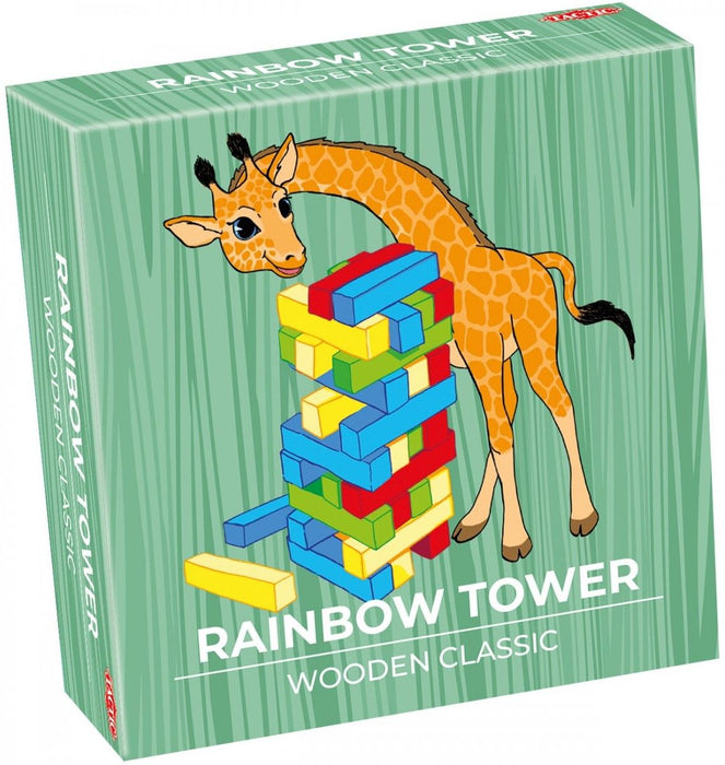 Настолна игра Trendy Rainbow Tower - детска