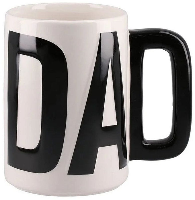 Керамична чаша Takk Toby - Dad, черна