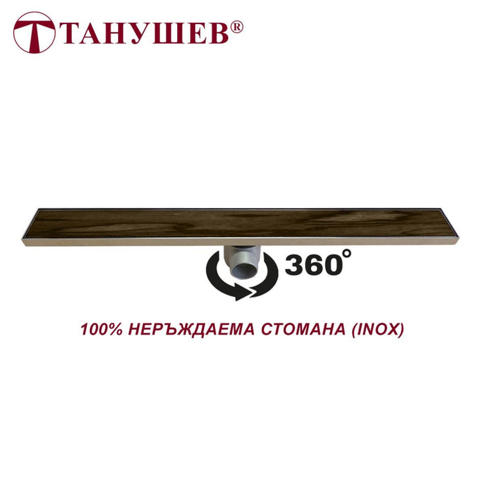 СИФОН ЛИНЕЕН ЗА ПЛОЧКА 600ММ INOX