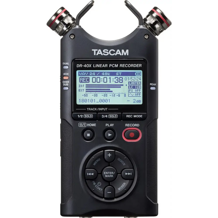 Tascam DR-40X - преносим цифров рекордер с USB интерфейс 2