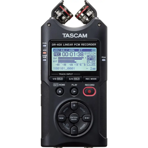 Tascam DR-40X - преносим цифров рекордер с USB интерфейс 2