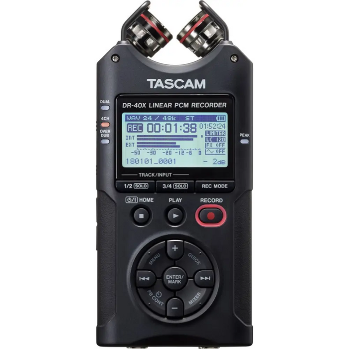 Tascam DR-40X - преносим цифров рекордер с USB интерфейс 2