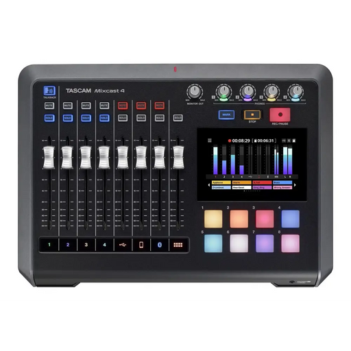 Tascam Mixcast 4 - миксер за запис на подкаст