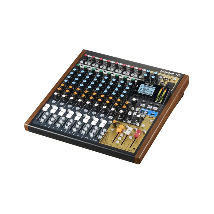 Tascam Model 12 12 канала 20 - 20000 Hz Черен Дърво