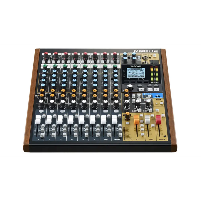Tascam Model 12 12 канала 20 - 20000 Hz Черен Дърво