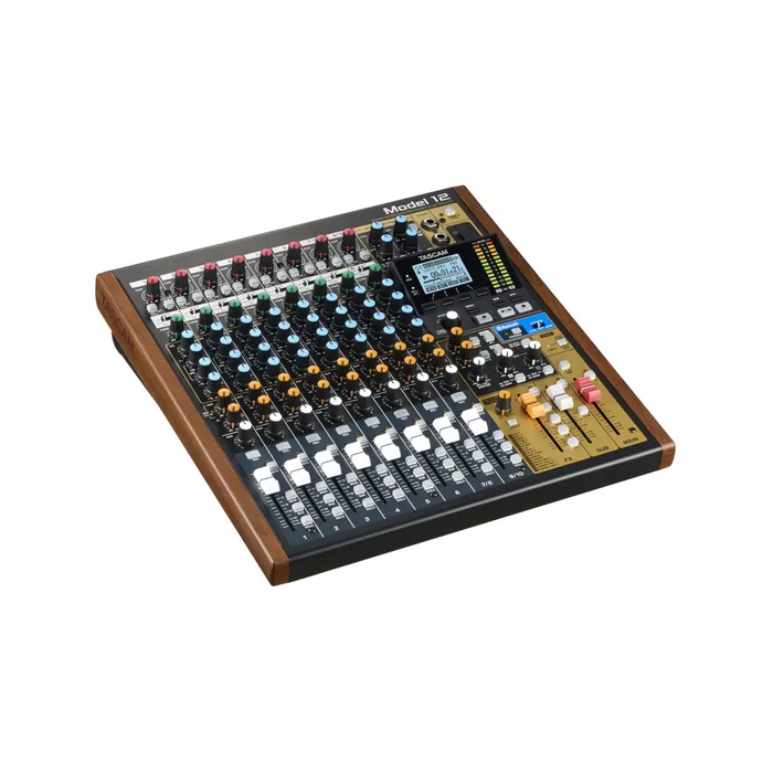 Tascam Model 12 12 канала 20 - 20000 Hz Черен Дърво
