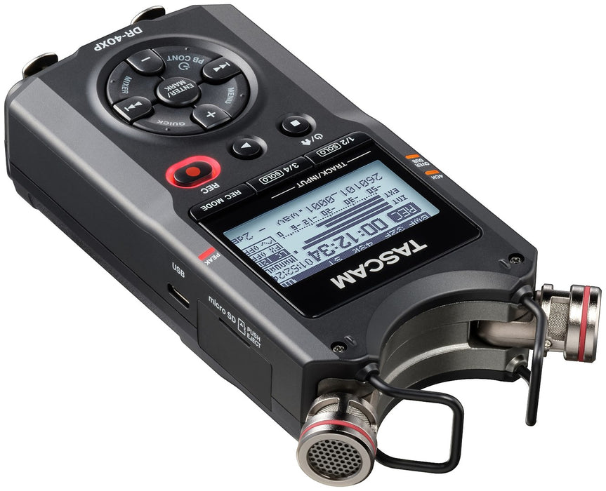 Tascam DR-40XP - преносим четириканален цифров рекордер с USB аудио интерфейс
