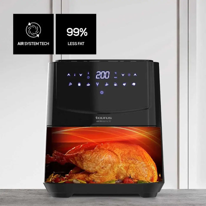 Taurus AF1450XD Единичен 5 L Самостоятелен 1450 W Фритюрник