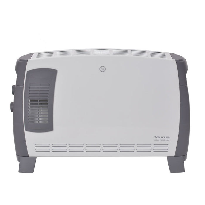 КОНВЕКТОР TAURUS CLIMA TURBO 2000 NEW ОТОПЛЯЕМА ПЛОЩ ДО 16.00 m², БЯЛ, 2000.0 W