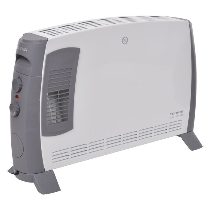 КОНВЕКТОР TAURUS CLIMA TURBO 2000 NEW ОТОПЛЯЕМА ПЛОЩ ДО 16.00 m², БЯЛ, 2000.0 W