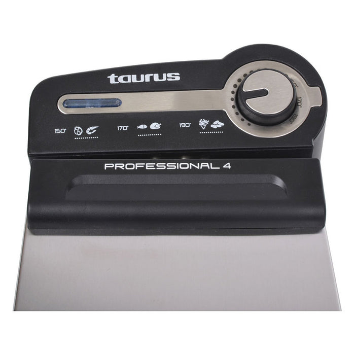Фритюрник TAURUS PROFESSIONAL 4L 4.00 L, 1.20 kg, 2200 W, СИВ