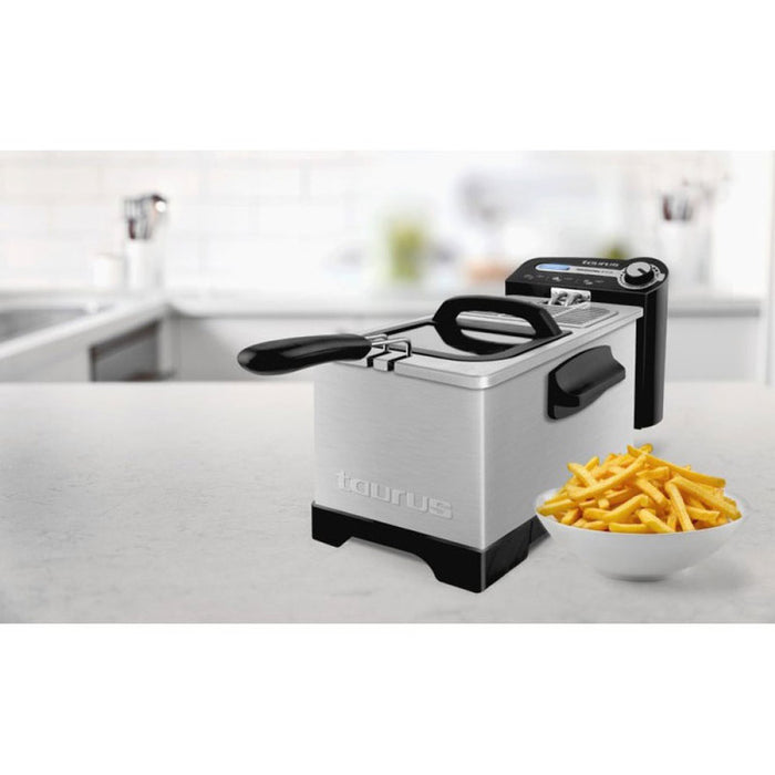 ФРИТЮРНИК TAURUS PRO. 3L PLUS 3.00 L, 1.00 kg, 2100 W, СИВ