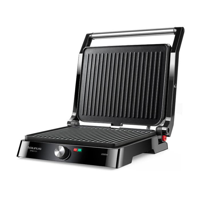 ГРИЛ TAURUS ETNA INOX II ЧЕРЕН, КАПАК, 2200 W