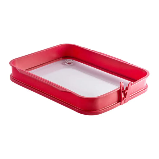 ТАВА СЪС СТЪКЛЕНА ОСНОВА 37X31X6.5 CM/3.8 L COOX