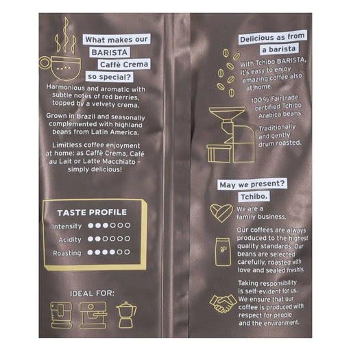Tchibo Barista Caffe Crema кафе на зърна 1 кг