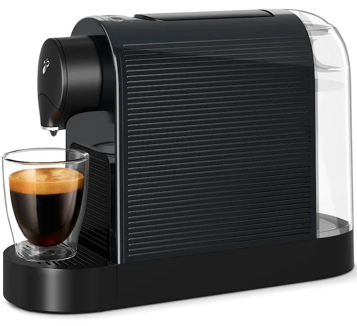 Кафемашина с капсули Tchibo - Cafissimo Pure+, 15 bar, 800 ml, черна + 60 капсули