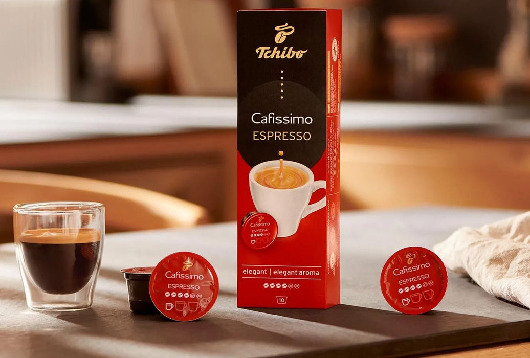 Кафе капсули Tchibo - Cafissimo Espresso Elegant Aroma, 10 броя