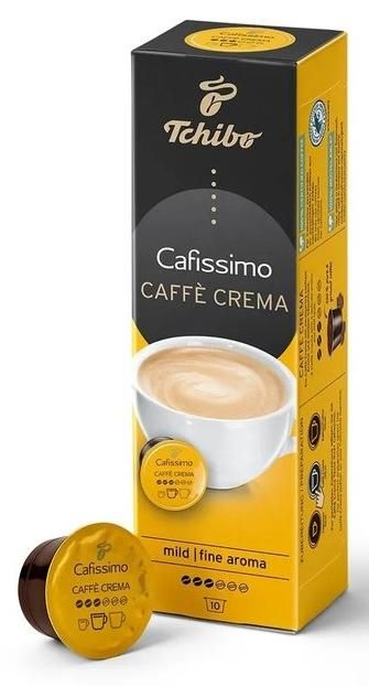 Кафе капсули Tchibo - Cafissimo Caffe Crema Fine Aroma, 10 капсули