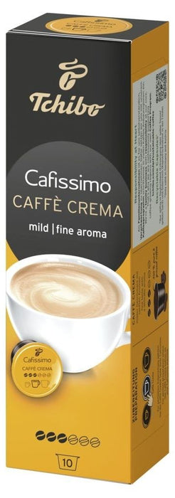 Кафе капсули Tchibo - Cafissimo Caffe Crema Fine Aroma, 10 капсули