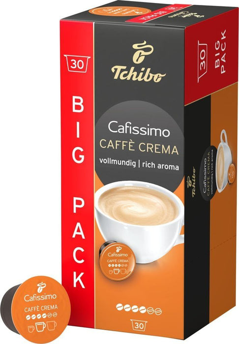 Кафе капсули Tchibo - Cafissimo Caffè Crema Rich Aroma, 30 капсули