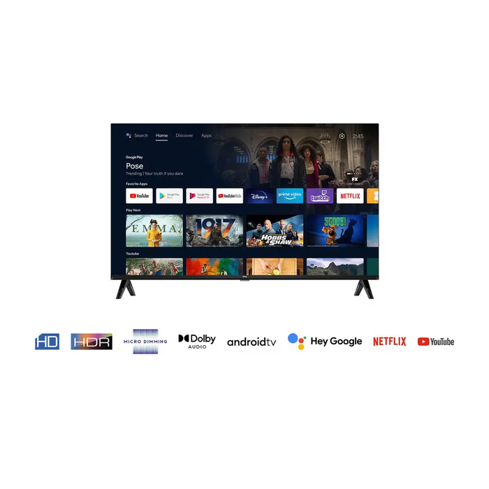 TCL S54 32S5400A Телевизор 81,3 cm (32’’) HD Smart TV Wi-Fi