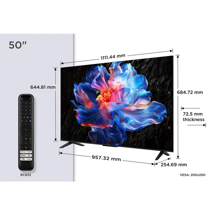 TCL V6C 50V6C телевизор 127 см (50’’) 4K Ultra HD Smart TV