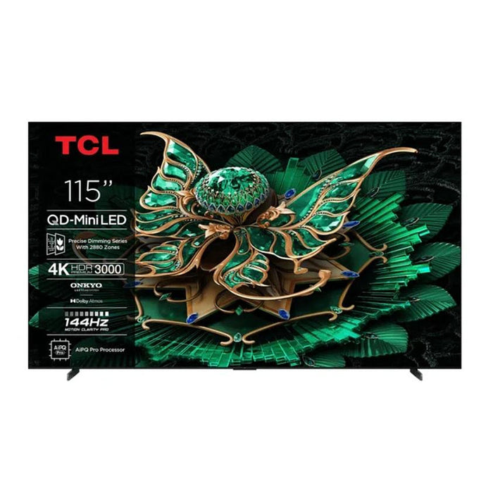 Телевизор TCL 115C79K , 115 inch, 291 см, 3840x2160 UHD-4K , Android , Mini LED , Smart TV