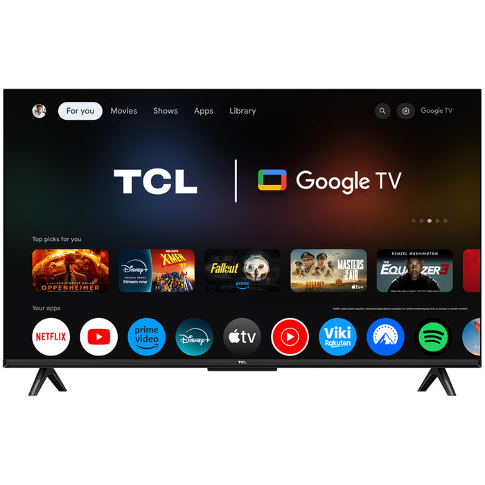 Телевизор TCL 43P61K 4K Ultra HD LED SMART TV, GOOGLE TV, 43.0 ", 108.0 см