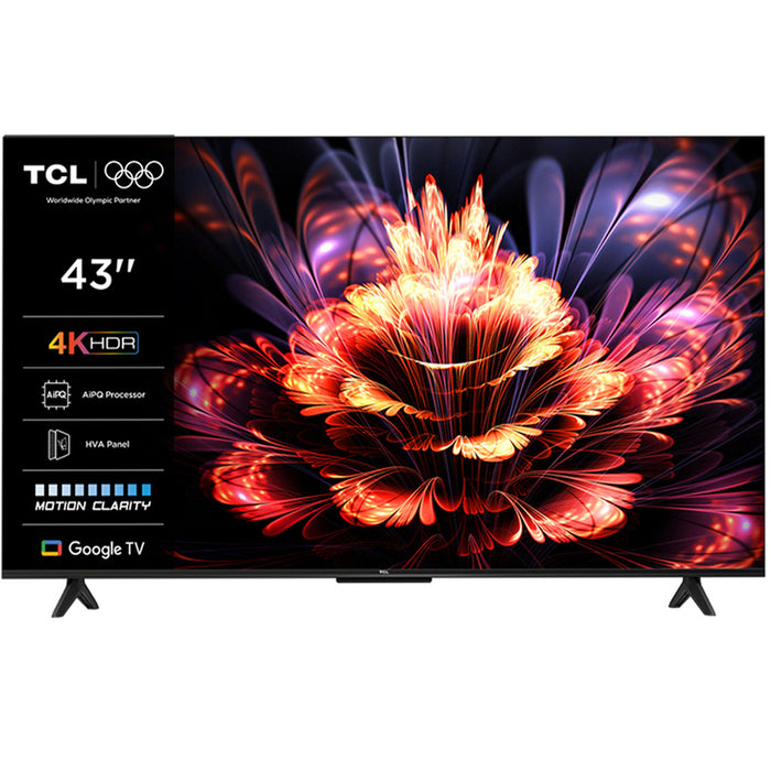 Телевизор TCL 43P61K 4K Ultra HD LED SMART TV, GOOGLE TV, 43.0 ", 108.0 см