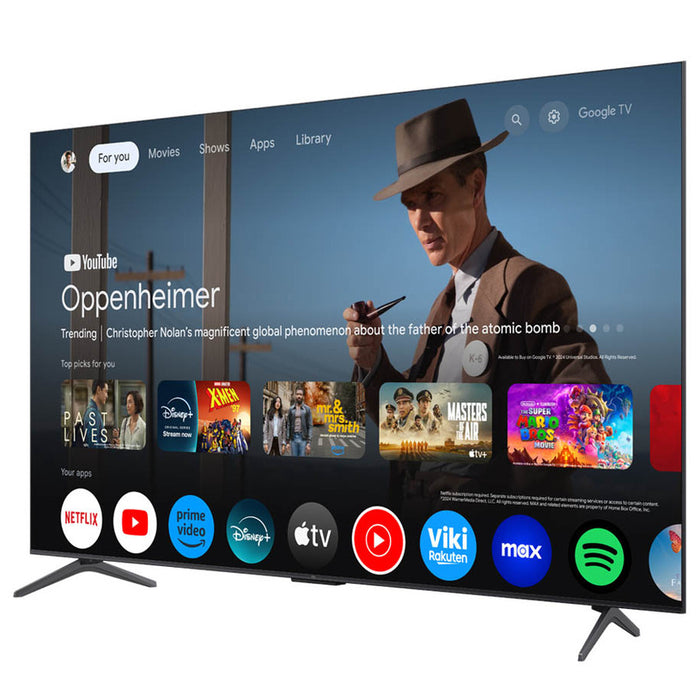 Телевизор TCL 55MQLED75K 4K Ultra HD MINI LED SMART TV, GOOGLE TV, 55.0 ", 139.0 см