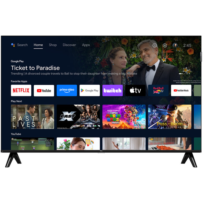 Телевизор TCL 32S41K QLED SMART TV, ANDROID TV, 32.0 ", 80.0 см