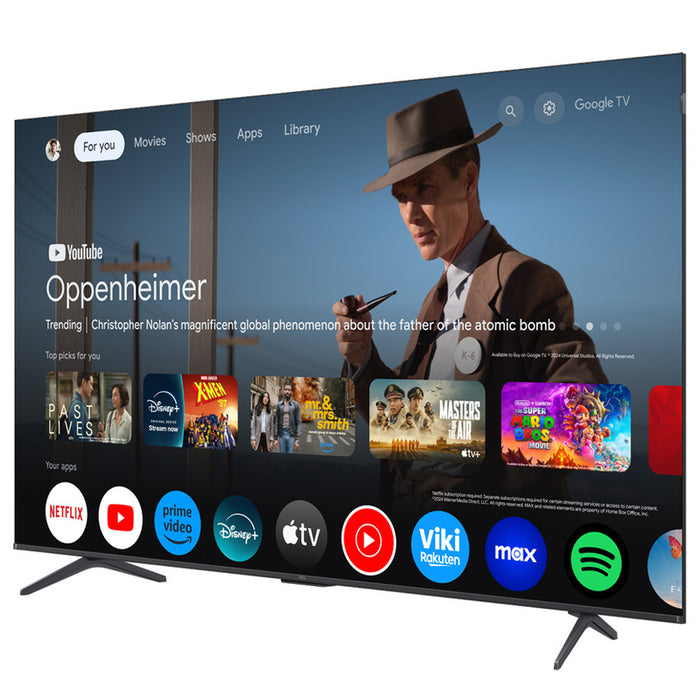 Телевизор TCL 75QLED810K 4K Ultra HD QLED SMART TV, GOOGLE TV, 75.0 ", 189.0 см