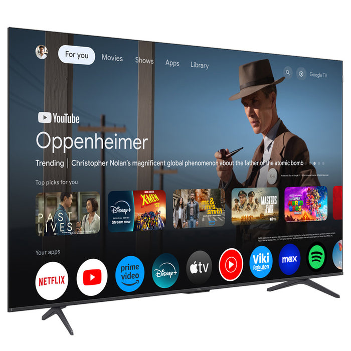 Телевизор TCL 75QLED810K 4K Ultra HD QLED SMART TV, GOOGLE TV, 75.0 ", 189.0 см