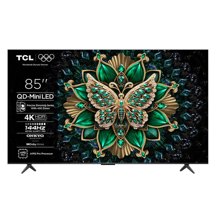 Телевизор TCL 85MQLED75K 4K Ultra HD MINI LED SMART TV, GOOGLE TV, 85.0 ", 215.0 см