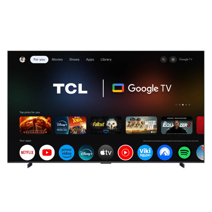 Телевизор TCL 98MQLED75K 4K Ultra HD MINI LED SMART TV, GOOGLE TV, 98.0 ", 248.0 см