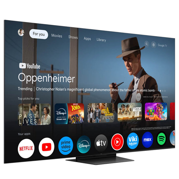 Телевизор TCL 75C71K 4K Ultra HD Mini LED SMART TV, GOOGLE TV, 75.0 ", 189.0 см