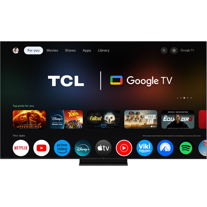 Телевизор TCL 65C71K 4K Ultra HD Mini LED SMART TV, GOOGLE TV, 65.0 ", 164.0 см