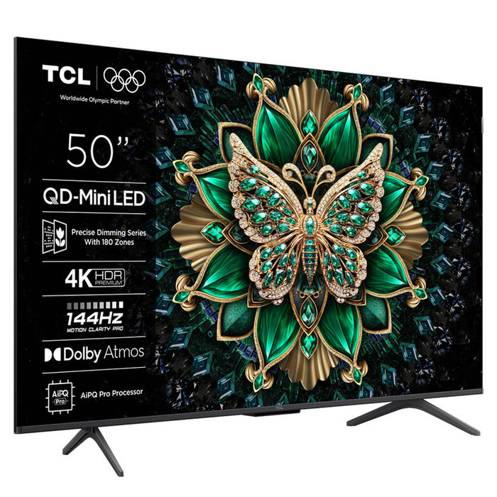 Телевизор TCL 50MQLED75K 4K Ultra HD MINI LED SMART TV, GOOGLE TV, 50.0 ", 126.0 см