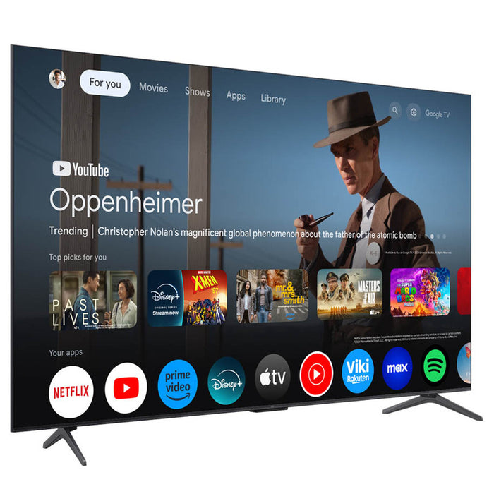 Телевизор TCL 65C6KS 4K Ultra HD Mini LED SMART TV, GOOGLE TV, 65.0 ", 164.0 см