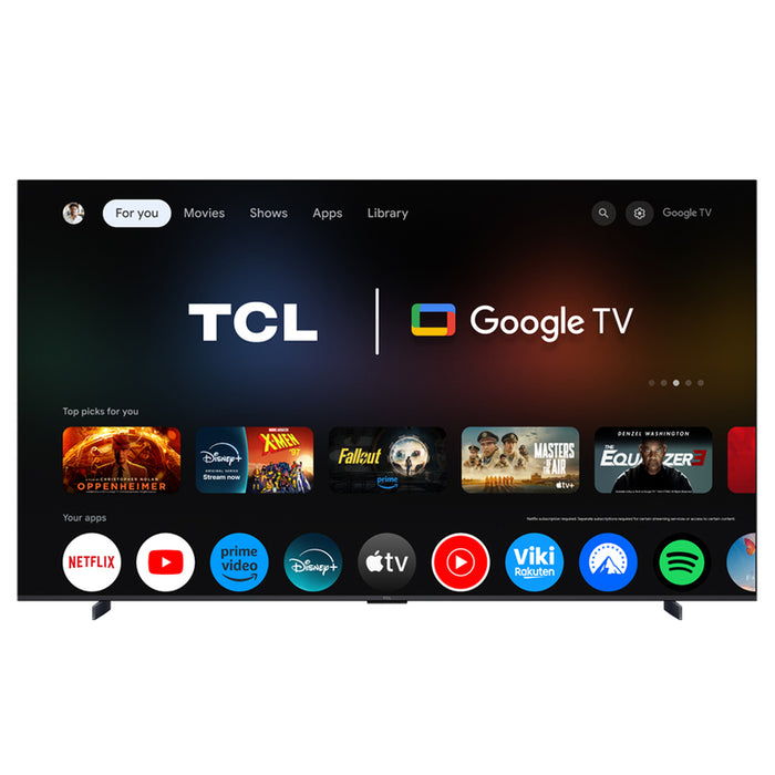 Телевизор TCL 98QLED810K 4K Ultra HD QLED SMART TV, GOOGLE TV, 98.0 ", 248.0 см