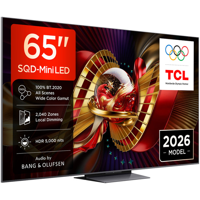 Телевизор TCL 65C8L 4K ULTRA HD SQD-Mini LED SMART TV, GOOGLE TV, 65.0 ", 164.0 см