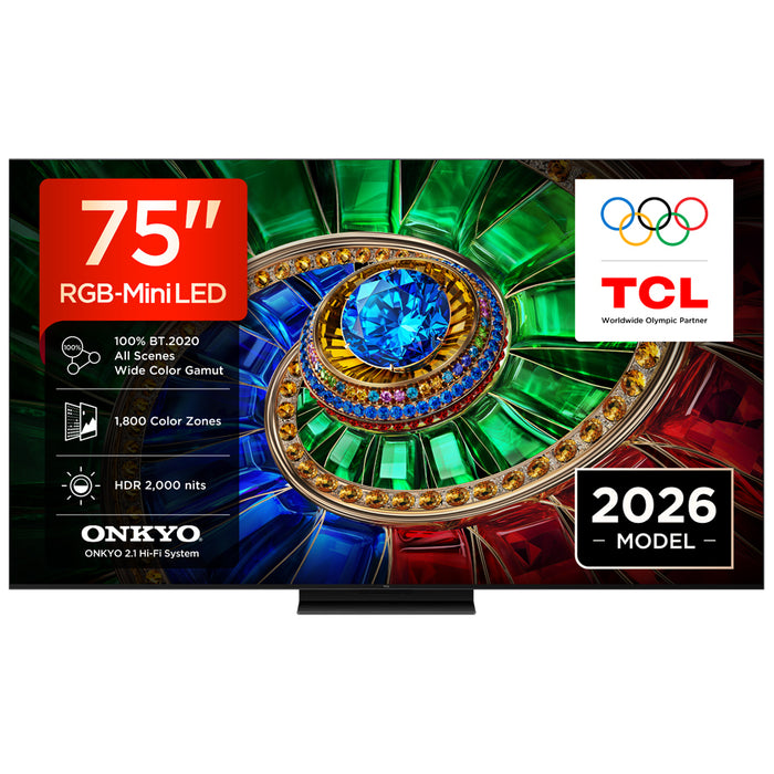 Телевизор TCL 75RM7L 4K ULTRA HD RGB-Mini LED SMART TV, 75.0 ", 189.0 см